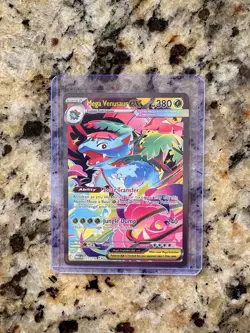 Pokemon TCG Mega Venusaur EX Card 177/132 Holo SIR - Image 2