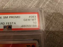 PSA 10 2017 Pokemon Japanese SM Promo Kitten Pokemon Card Festa #063 Gem Mint - Image 3