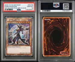 Dark Magician 8th Art Platinum Secret Rare Card RA04-EN106 PSA 10 - Image 3