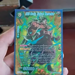 Bandai SS3 Broly, Saiyan Berserker Special Foil BT7-127 Dragon Ball Super Card - Image 1