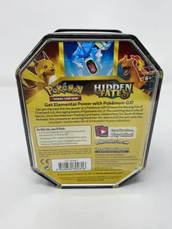 Pokemon TCG Hidden Fates Gyarados GX Tin Sealed NEW Collectible Card Game - Image 3