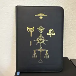 Yu-Gi-Oh! Pharoah 9 Pocket Zipper Trading Card Binder - Image 1