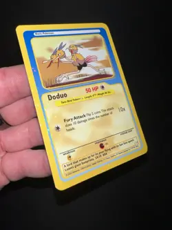 Pokemon Funskool Vintage Dodrio Holo Sparkle Card - Image 1