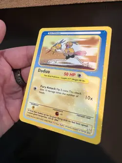 Pokemon Funskool Vintage Dodrio Holo Sparkle Card - Image 3