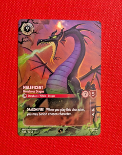 Disney Lorcana - MALEFICENT Monstrous Dragon #5/P3 Promo Championship Card - Image 1