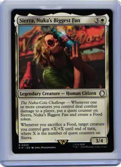 Sierra, Nuka's Biggest Fan #25 | Near Mint | Fallout Magic MTG - Image 1