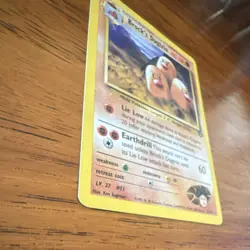 Pokemon Brock's Dugtrio Gym Challenge Rare 22/132 Regular 60 HP Unlimited Card - Image 2