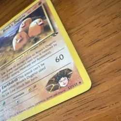 Pokemon Brock's Dugtrio Gym Challenge Rare 22/132 Regular 60 HP Unlimited Card - Image 3