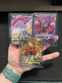 Galarian Lot Legendary Birds Pokemon Card Collection Zapdos Articuno Moltres NM - Image 1