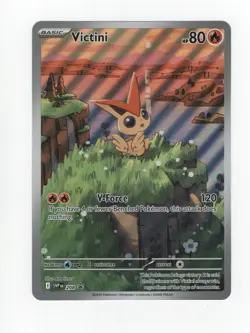 JUMBO OVERSIZED Victini SVP 208 promo card Black Bolt Illustration Rare - Image 1