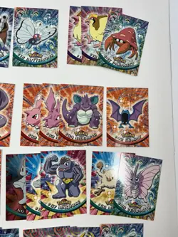 Topps Pokemon Cards Lot of 50 w/ Charizard Foil TV Animation Series 1 Blue Logo - Image 5