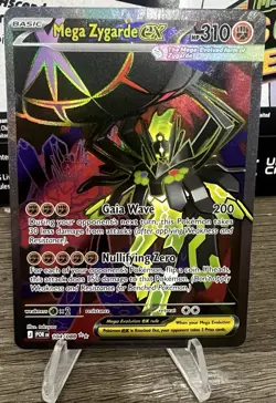Mega Zygarde EX Full Art Holo Pokemon TCG Card 104/088 310 HP Fighting Type - Image 1