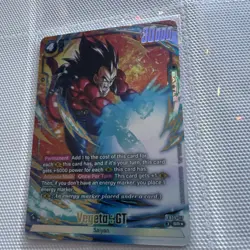 Vegeta : GT FB09-117 Alternate Art Dual Evolution Dragon Ball Card English - Image 3