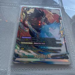 Vegeta : GT FB09-117 Alternate Art Dual Evolution Dragon Ball Card English - Image 4