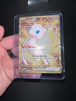 Mew ex GOLD - 151 Metal Card 205/165 Sv: Scarlet & Violet 151 UPC Promo Mint - Image 1