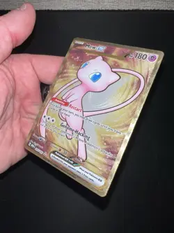 Mew ex GOLD - 151 Metal Card 205/165 Sv: Scarlet & Violet 151 UPC Promo Mint - Image 4