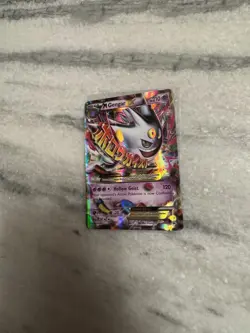 Pokemon Mega M Gengar EX XY166 Full Art Black Star Promo Holo Card NM/LP+ - Image 2