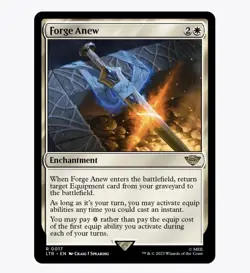 Forge Anew - The Lord of the Rings (LTR) - MTG Rare #17 | Regular Card - Image 1