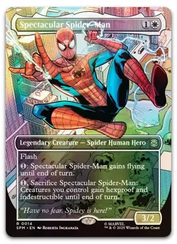 Spectacular Spider-Man (Borderless) #14 (Foil) (NM) Spider-Man SPM Magic MTG - Image 1