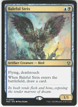 Baleful Strix R Commander: Murders at Karlov Manor 200 NM - Image 1