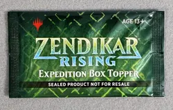 MTG Zendikar Rising - Expedition Box Topper - Sealed - Image 1