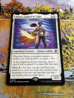 Haliya, Guided by Light #0019 (EOE) Edge of Eternities Rare MTG - Image 5