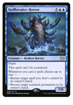 1x MTG Hullbreaker Horror *Promo* Crimson Vow Rare! NM Mint! - Image 1