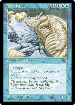 POLAR KRAKEN mtg NM Ice Age 1 Rare - Image 1