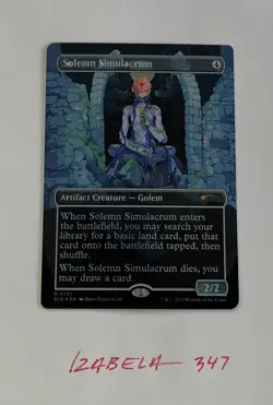 MTG Solemn Simulacrum GALAXY FOIL Secret Lair Drop Series R#0791 NM/M - Image 1