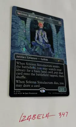 MTG Solemn Simulacrum GALAXY FOIL Secret Lair Drop Series R#0791 NM/M - Image 2