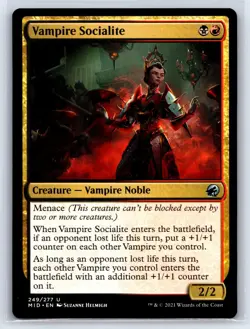 Vampire Socialite U Innistrad: Midnight Hunt 249 LP - Image 1