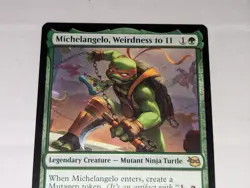 Michelangelo, Weirdness to 11 - Teenage Mutant Ninja Turtles - Magic - MTG - Image 3
