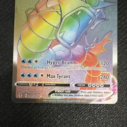 Pokemon Gyarados VMAX 207/203 Evolving Skies Full Art Secret Rare Holo Card - Image 3