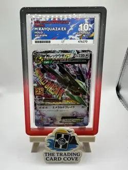Pokemon M Rayquaza EX Card 024/025 Japanese 25th Anniversary Graded Ace 10 - Image 1