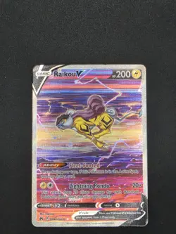 Pokemon Raikou V GG41/GG70 Crown Zenith Galarian Gallery Ultra Rare Holo 200 HP - Image 1
