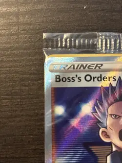 Pokemon SEALED Boss's Orders SWSH251 + 132/172 Full Art Cosmos Holo Pack! - Image 4