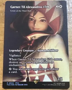MTG Magic Final Fantasy Garnet Til Alexandros 17th Loran the Third Showcase FOIL - Image 1