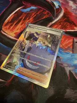 Pokemon Morty’s Conviction 211/162 Special Illustration Rare Temporal Forces Mnt - Image 4