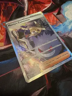 Pokemon Morty’s Conviction 211/162 Special Illustration Rare Temporal Forces Mnt - Image 5