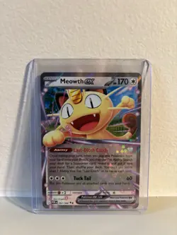 Meowth EX #62/88 Double Rare Pokemon Perfect Order NM - Image 1