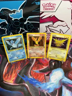 Pokemon TCG Legendary Birds Fossil Set Articuno Zapdos Moltres Holo Rare - Image 1