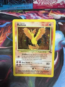 Pokemon TCG Legendary Birds Fossil Set Articuno Zapdos Moltres Holo Rare - Image 3
