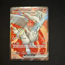 Pokemon Reshiram EX Sv: White Flare 158/086 230 HP Ultra Rare Holo English - Image 1