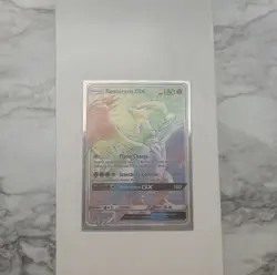 Pokemon Reshiram GX Secret Rare Full Art Holo Dragon Majesty 71/70 180 HP Card - Image 1