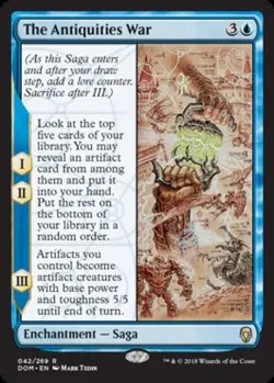 The Antiquities War -Foil Near Mint MTG Dominaria - Image 1