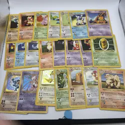 Lot of 69 Shadowless Pokemon cards base set 1st edition - Image 1