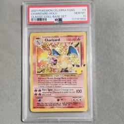 Pokemon Charizard 4/102 Holo PSA 10 Celebrations Classic Collection 2021 - Image 1
