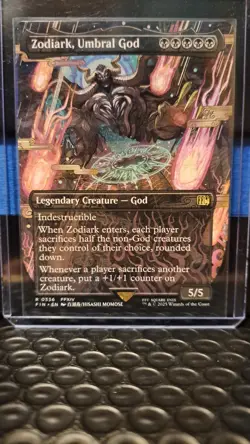 MTG Final Fantasy - Zodiark, Umbral God (Borderless Rare Legendary Creature) - Image 1