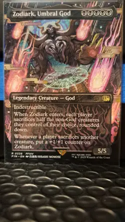 MTG Final Fantasy - Zodiark, Umbral God (Borderless Rare Legendary Creature) - Image 2