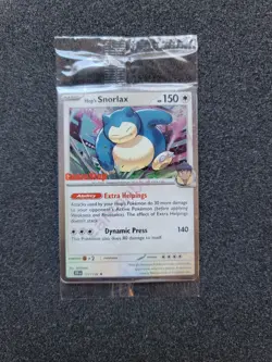 HOP'S SNORLAX 117/159 HOLOFOIL PROMO GAMESTOP POKEMON NM - Image 2